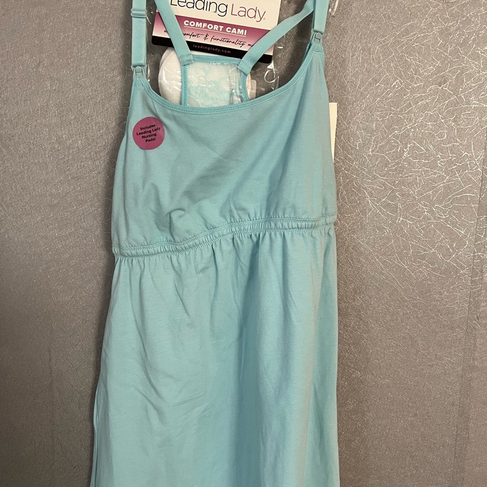 Lace-Back Maternity to Nursing Tank